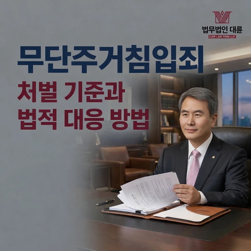 무단주거침입 | 처벌 기준과 무단주거칩입죄의 법적 대응 방법