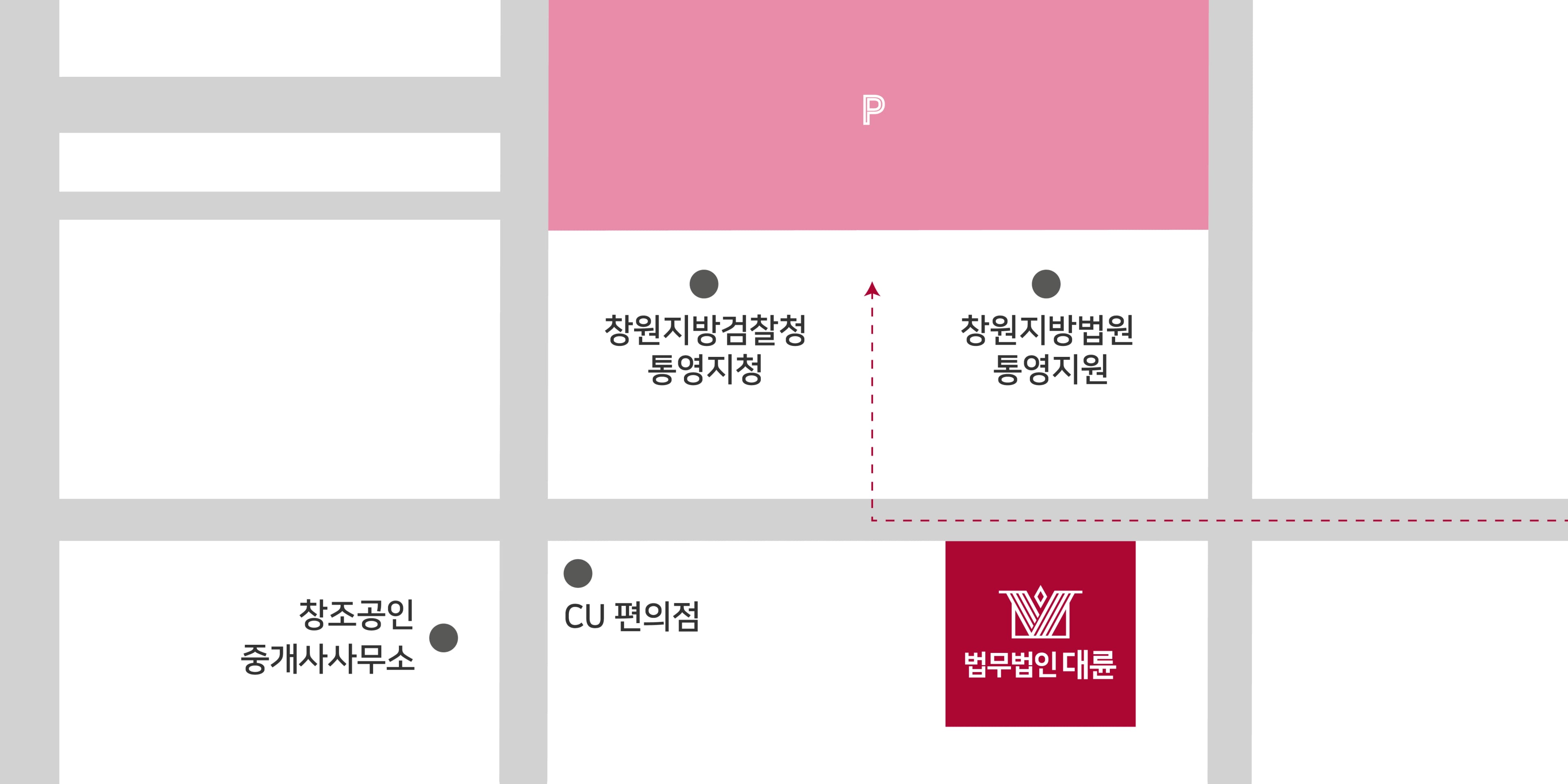 통영 사무소 약도